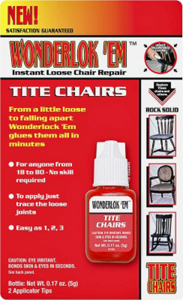 Wonderlok Em Tite Chair 5 Gram Tite Chair Adhesive W2082 by Wonderlokking Best Price