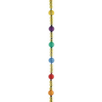 Multi Color  Led Lighted Bead Garland 100022414 by GKI Bethlehem Lighting Best Price