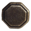 Home Classics Buttons Collection Octagon Cabinet Knob Antique Matte Brass EE-MK1157-ABR by Emenee