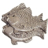 Premier Nautical Collection School of Fish Facing Left Cabinet Knob Antique Bright Silver EE-OR210-ABS by Emenee