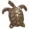 Home Classics This and That Collection Turtle Cabinet Knob Antique Matte Brass EE-MK1150-ABR by Emenee