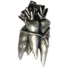 Prestige Garden Harvest Collection Carrots Cabinet Knob Warm Pewter EE-LU1229-WPE by Emenee