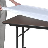 30 By 96 White Tablecover 3096PKW by Kwik Covers of New York Best Price
