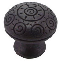 1 1/4 Inch Bronze Sun Swirl Knob MG-10313 by MNG Hardware Best Price