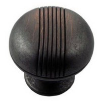 1 1/4 Inch Bronze Striped Knob MG-12513 by MNG Hardware Best Price