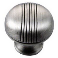 1 1/4 Inch Satin Chrome Stripe Knob MG-12521 by MNG Hardware Best Price