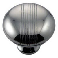 1 1/2 Inch Polished Chrome Stripe Knob MG-13215 by MNG Hardware Best Price