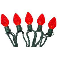 25 Count Red C9 Light Set LED-PL-C9-25CT-R by Neo Neon International Best Price