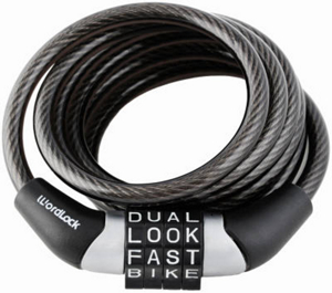Blk 4Dial Bike Lock CL-441-BK by Wordlock Best Price