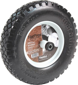 15 1/2 Inch Knob Flat Free Tire 00047 by Marathon Industries Best Price