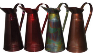 13 Inch Medium Zinc Decorative Watering Vase 50805AST by Outdoor Interiors Best Price