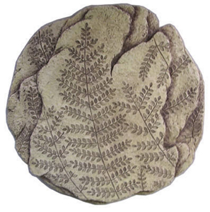 14 Inches Leaves Step Stone 30390A by L World International Best Price