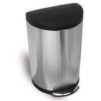 40L Stainless Steel Semi Round Can CW1954 by Simplehuman Best Price