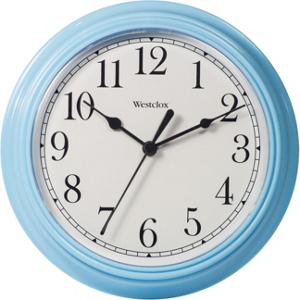 8.5 Round Wall Clock Slate Bl 46988 by Westclox Best Price