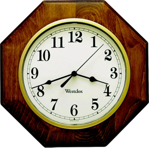 10 Octagon Wall Clock 46082 by Westclox Best Price