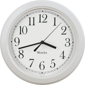 8.5 Round Wall Clock White 46994 by Westclox Best Price