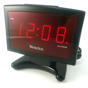 0.9 Inches Led Alarm Clock Plasma 70014 by Westclox Best Price