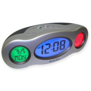 3 Display Lcd Alarm Clock 70017 by Westclox Best Price