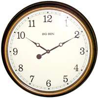 Big Ben 20 Rnd Case Plastic Wall Clock 73005 by Westclox Best Price