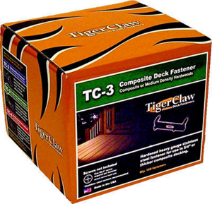 Hidden Deck Fastener Composites F-4401-3SRB by Tiger Claw Best Price