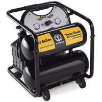 3.5Hp Compressor 4.6Gal Twin CE-355TM by Steele Products Best Price
