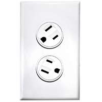 Rotating Duplex Outlet White 36010-W by 360 Electrical