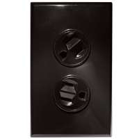 Rotating Duplex Outlet Black 36014-B by 360 Electrical Best Price