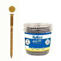 #8X2.5 Inches#2Sq Brwn Cmp Deckscrew TDS8250D4 by Senco Products Best Price
