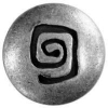 Southwestern Scribe Round Cabinet Knob Antique Silver P04471V-ASL-C7 or 100933 by Brainerd by Liberty Hardware