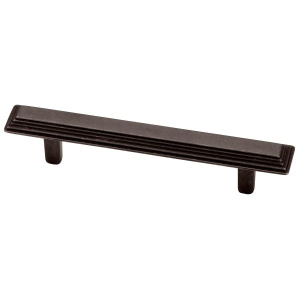 Raised Panel Cabinet Pull Statuary Bronze P22227V-STB-C7 by Brainerd by Liberty Hardware Best Price