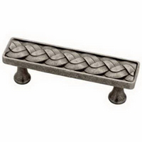 Classic Tapestry Weave Cabinet Pull Aged Pewter P15444C-175-C by Brainerd by Liberty Hardware Best Price