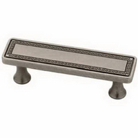 Classic Tapestry Greek Key Cabinet Pull Aged Pewter P15685C-175-C by Brainerd by Liberty Hardware Best Price
