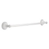 24 Inch Chr/ White Towel Bar 112656 by Liberty Hardware