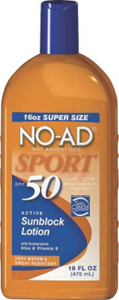No Ad No-Ad Sport Spf50 Sunblock 220 by Sun and Skin Care Research Best Price