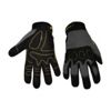 G & F 1088-XL Tough Max Mechanics Padded Palm Gloves Extra Large plus Free Nitrile Coated Mud Gloves