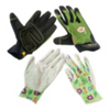 G & F 1093-L Florist PLUS Garden Gloves Ladies Size Large with Free Pair Coated Grip Gloves
