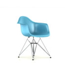  Eames Molded Plastic Armchair with Wire Base
