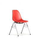  Eames Molded Plastic Side Chair with Stacking Base