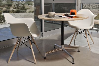 Eames Table with Round Top and Universal Base