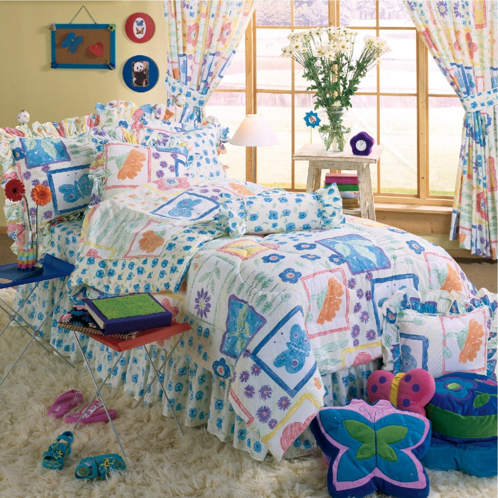 Flower Power Twin Comforter Set