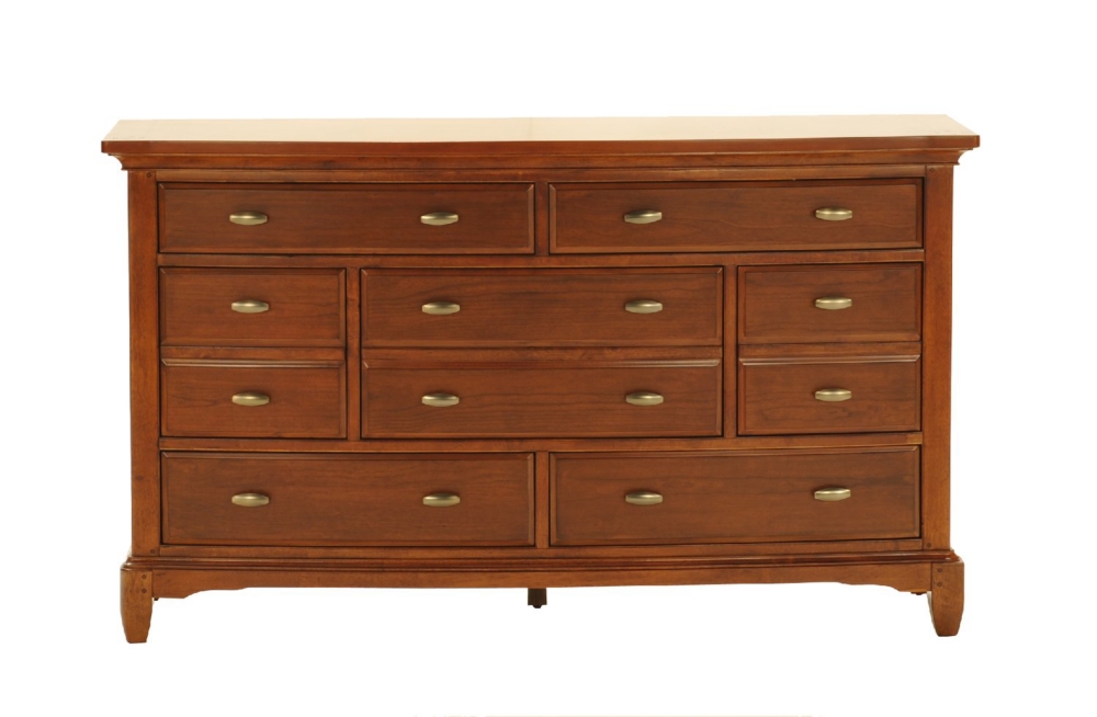 Mission Revival 7 Drawer Dresser