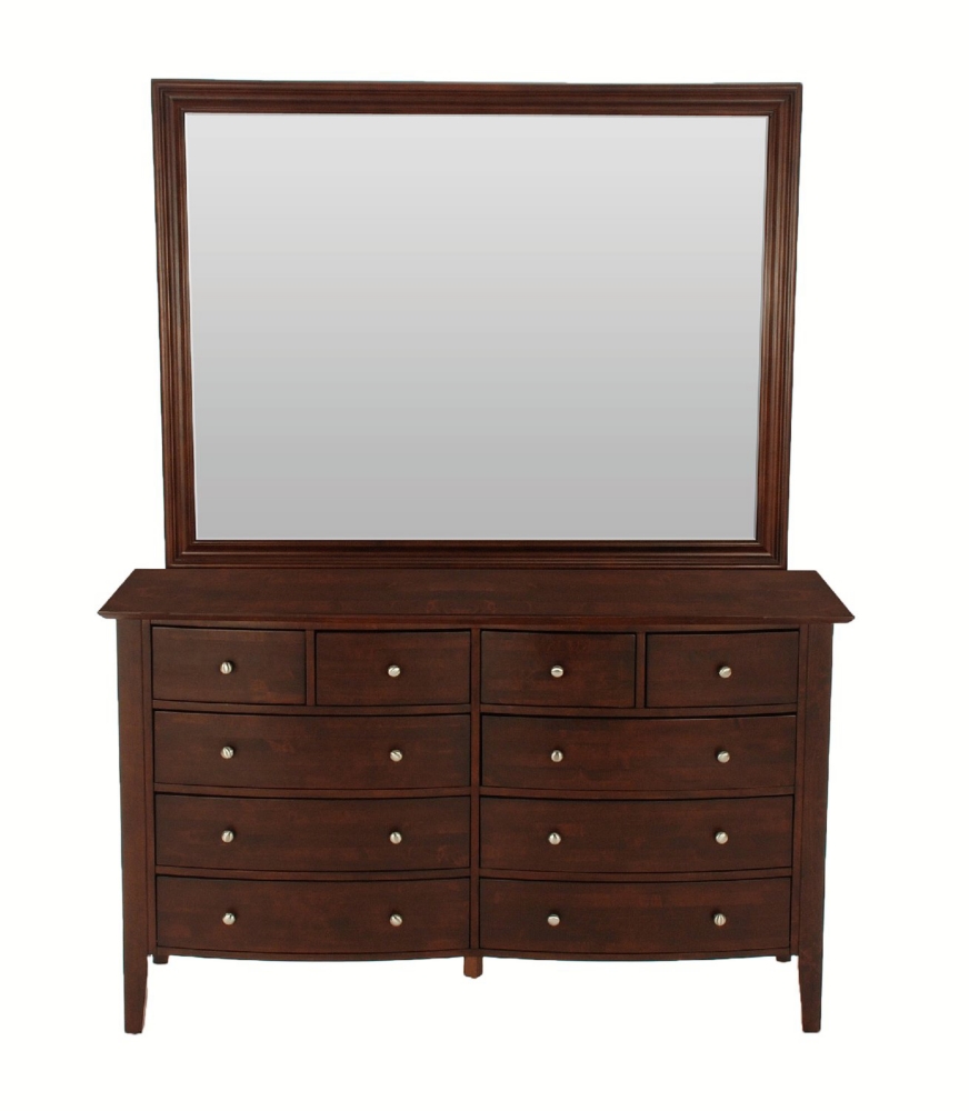 Essex Cove Mirror - Merlot Finish