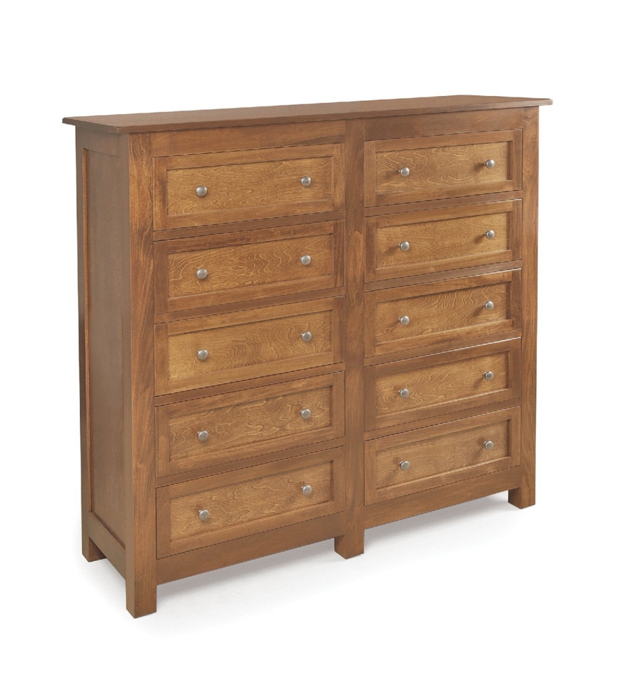 Taylor J Mocha 10 Drawer Chest