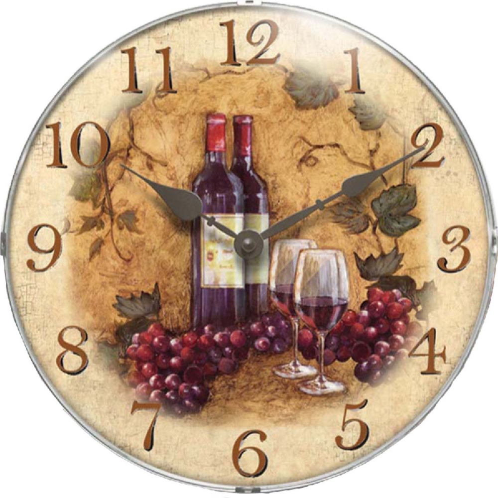 Vin Rouge Wall Clock