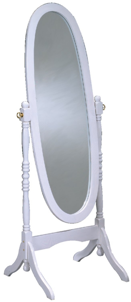 White Cheval Mirror