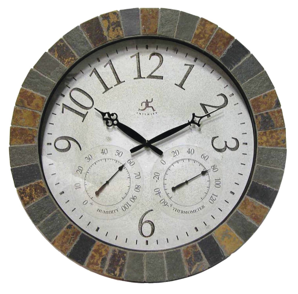 Indoor/Outdoor Slate Clock