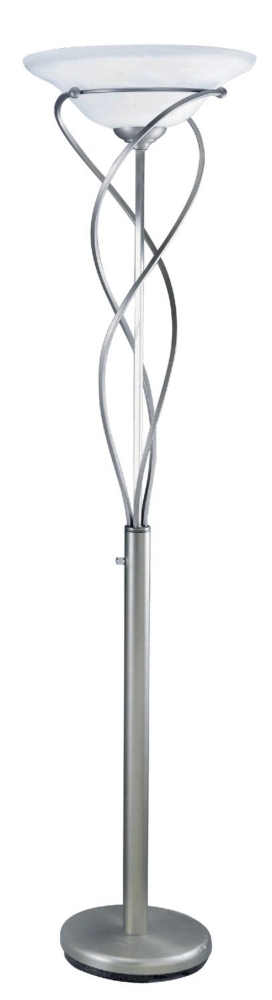 Silver Majesty Torchiere Floor Lamp