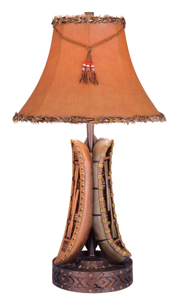 Old River Canoe Table Lamp