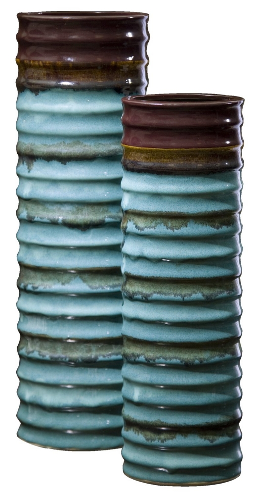 Aegean Ripple Vase