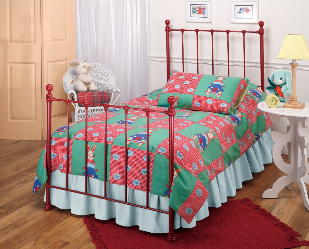 Molly Red Full Metal Headboard